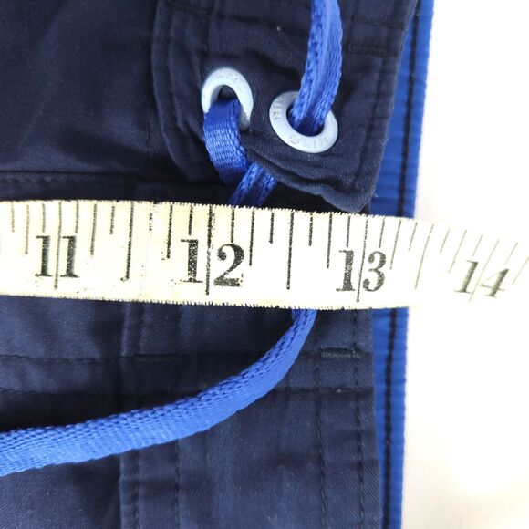 Nike Men's 44 2XL Navy Blue Floral Print Drawstring Waistband Swim Board Shorts - Picture 6 of 7